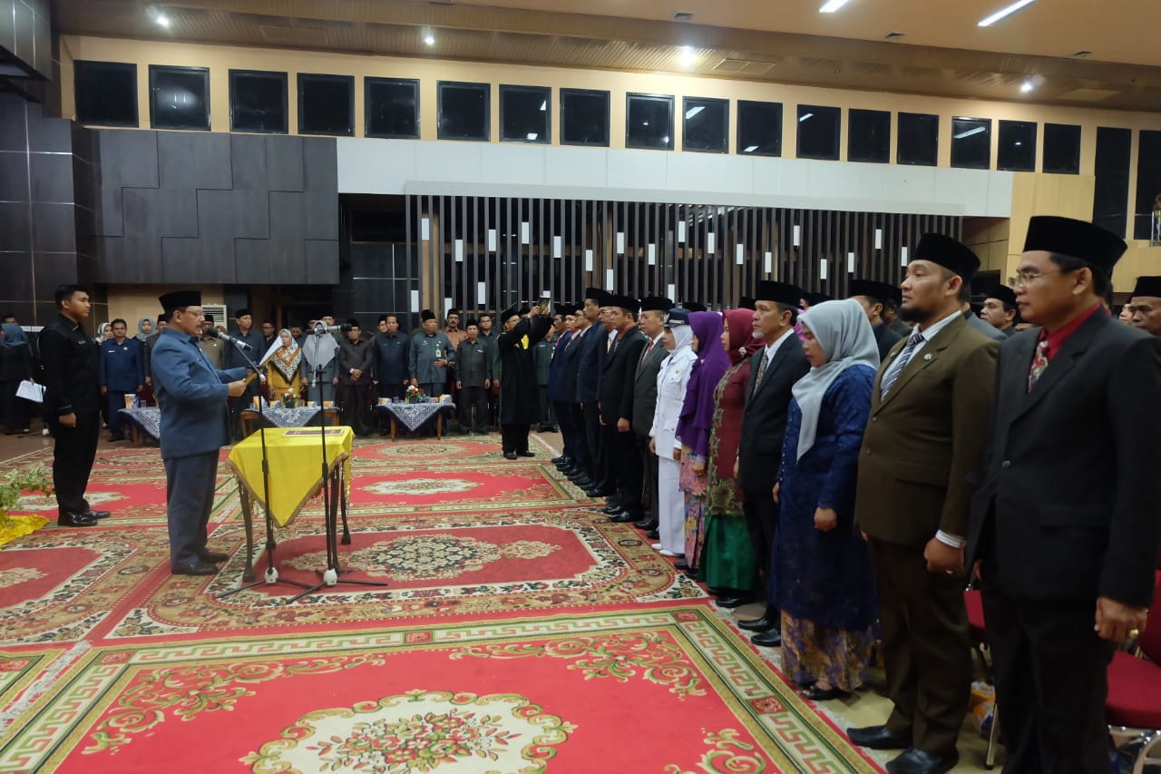 Lantik 136 Aparatur, Sekda Inhil Harap Penyelenggaraan Pemerintahan, Pembangunan dan Pelayanan Masya